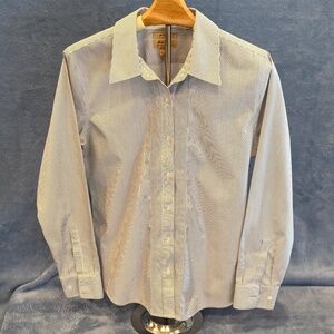 Brand New Gold Label Investments Non-Iron Pinstripe Button Down Shirt